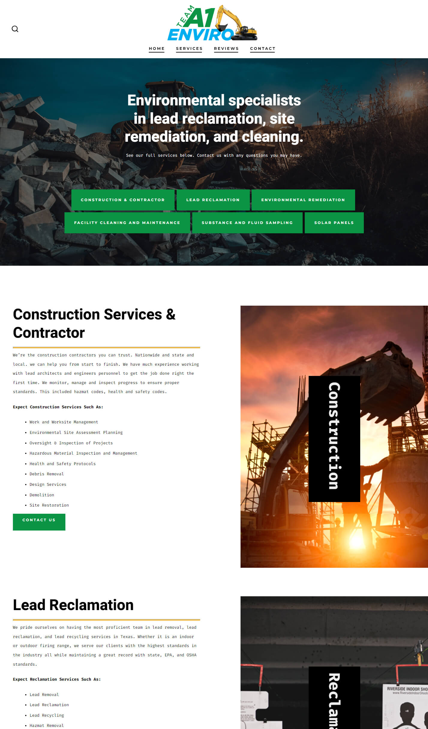 industrial website design